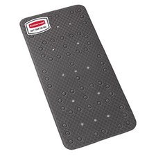 Soft Foam Tub Mat Non-Slip Bath Mat W/ Quick-Drain Holes BPA-Free TPE 35.88" x