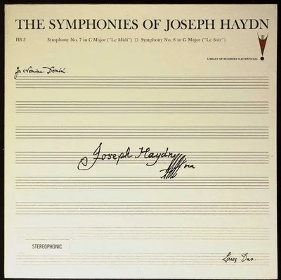 LP Haydn Symphony No. 7 in C Major (''Le Midi'') / Symphony No. 8 in G Major (''Le
