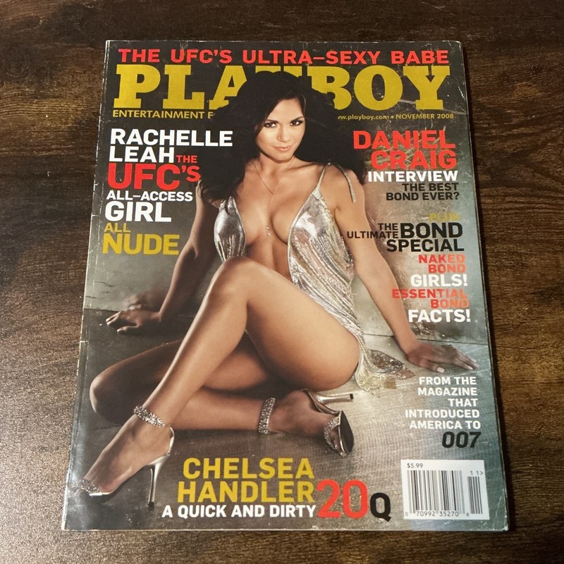 Playboy Magazine November 2008 English Chelsea Handler Daniel Craig UFC