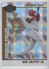 2008 Co-Signers Hyper Plaid Bronze 16/75 Ken Griffey Jr Brandon Phillips 03rx