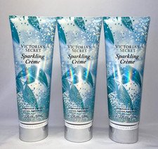 3 Sparkling Creme Fragrance Lotion Victoria's Secret 8 fl oz