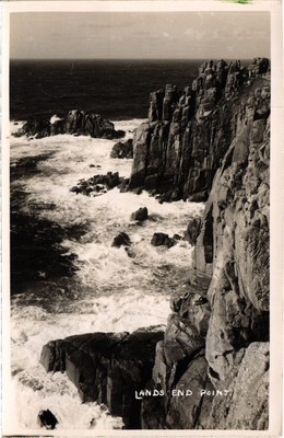 PC CORNWALL LAND'S END POINT ECHTFOTO ENGLAND (u5670)