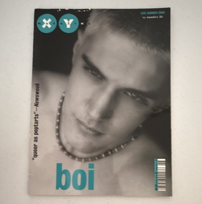 XY Magazine ''boi'' Late Summer August 2000 Issue 28 Illustrated, English