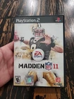 Madden NFL 11 (Sony PlayStation 2, 2010) PS2 Complete Works Drew Brees Football