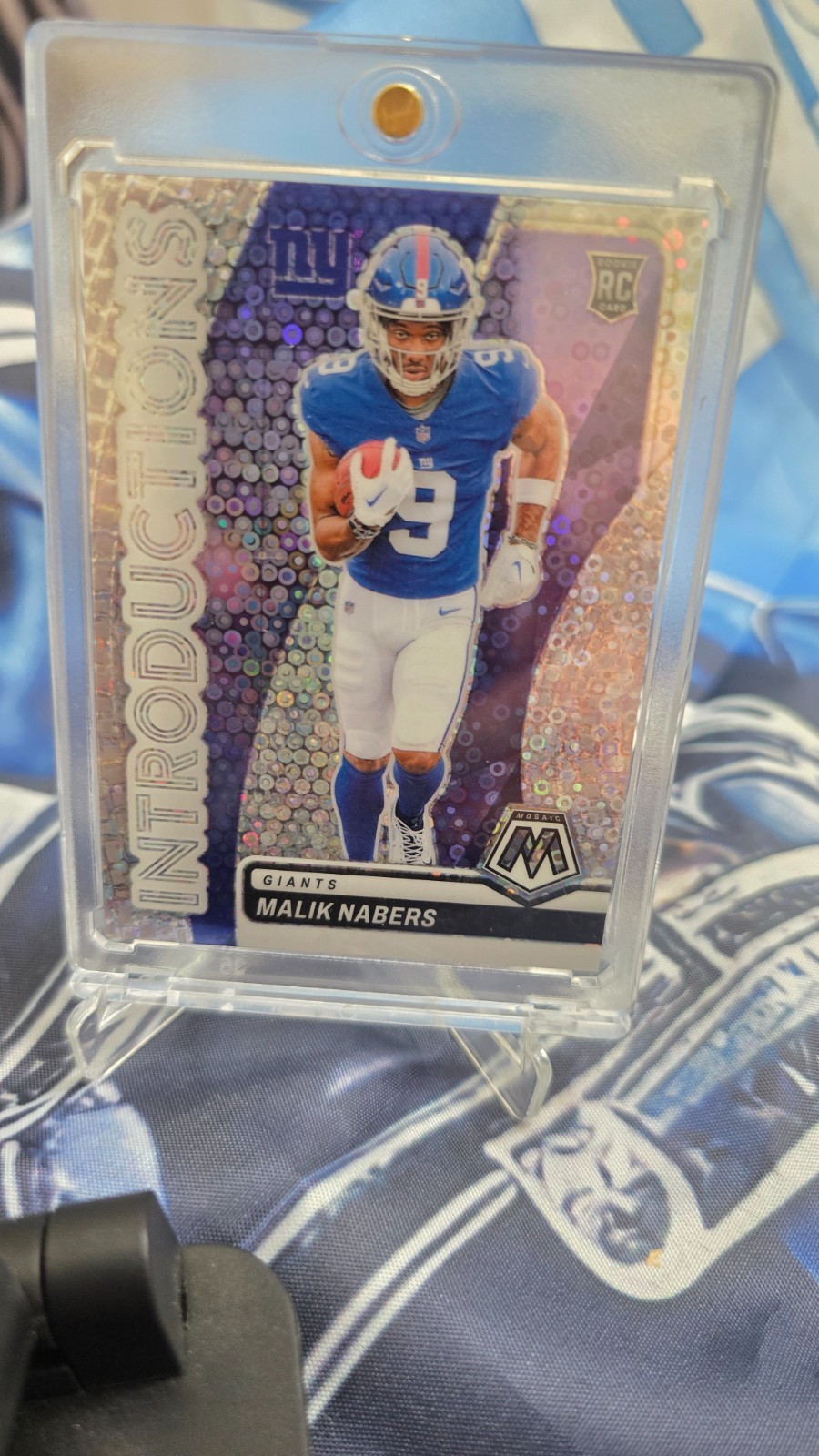 Malik Nabers 2024 Panini Mosaic Introductions Rookie Card #4