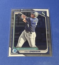 2024 Bowman Chrome Prospects #BCP-10 Colt Emerson Seattle Mariners