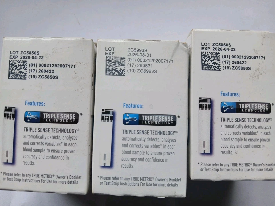Tiras reactivas para diabéticos True Metrix Exp 4/2026 CenterWell Truemetrix 3 caja 50  Foto 2 de 3