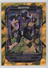 2023 Panini Prizm Draft Picks Gold Ice Prizm Max Duggan #107 0a21