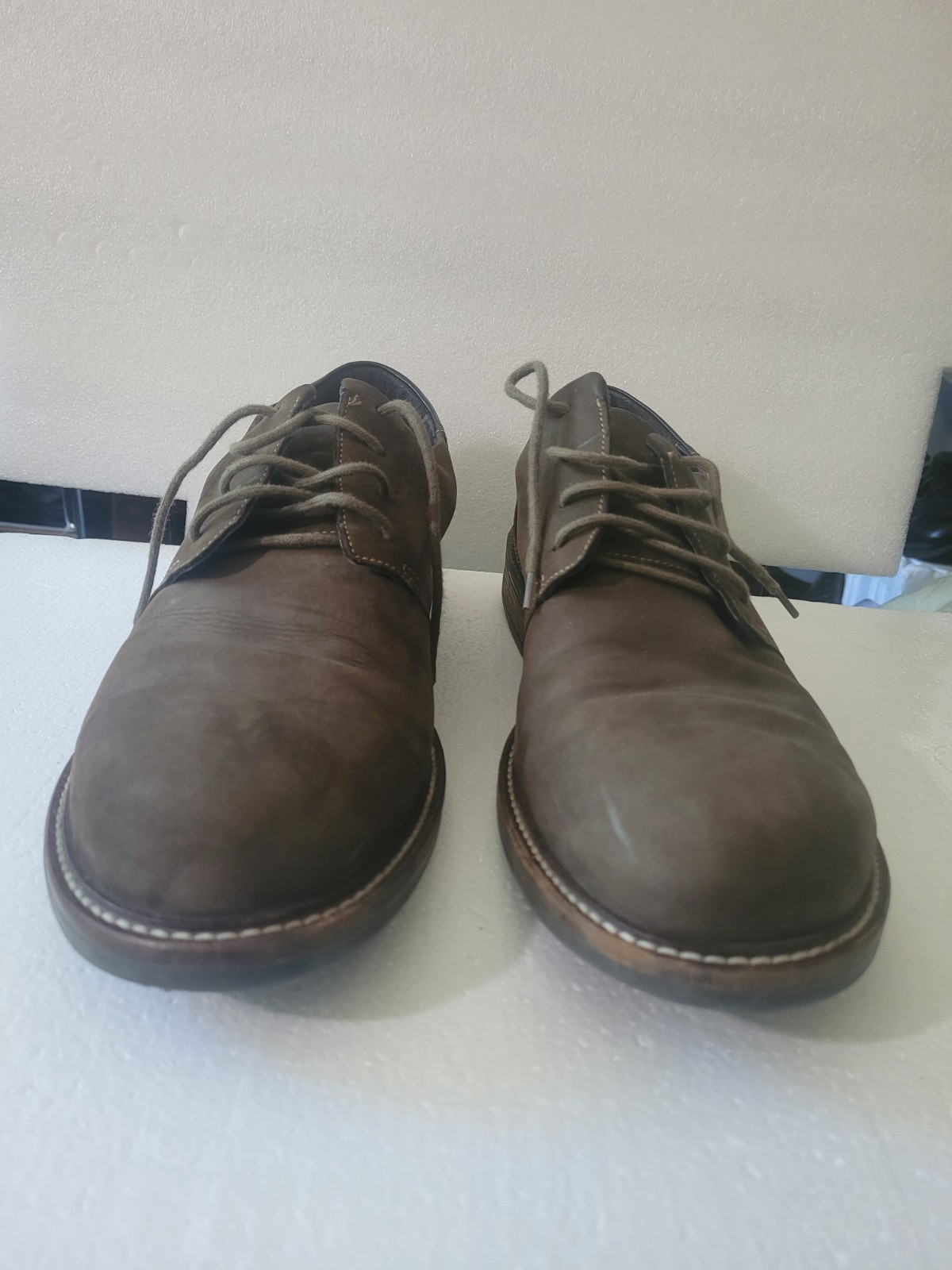 SAOLA Scarpe eleganti da uomo Naot Chief Oxford in pelle scamosciata marrone taglia 45 US 11 5 12