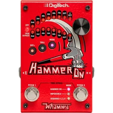 DigiTech HammerOn Pitch Octave Effects Pedal Red