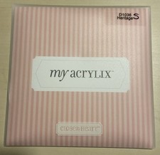 Close to my Heart My Acrylix D1036 Heritage Family Scrapbooking Stamp Set..