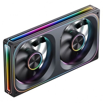 Jonsbo ZA-240 Lüfter, PWM, ARGB, Infinity Mirror - 240mm, schwarz