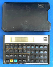 Hewlett Packard HP 12C Financial Calculator Gold W/ Leather Case - New Batteries