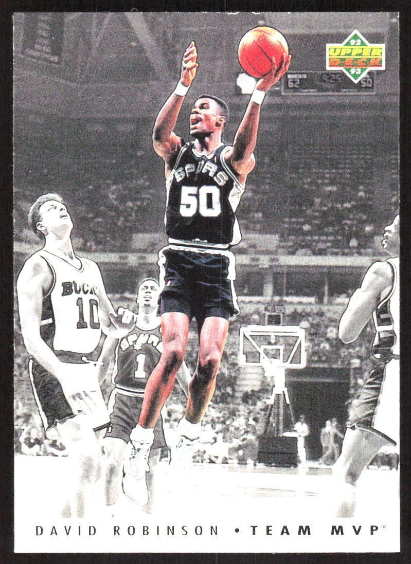2614G 1992-93 Upper Deck #TM25 David Robinson Team MVPs