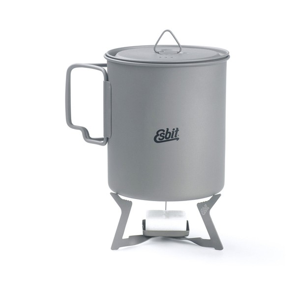 Esbit Titan-Topf, 0.75L Outdoor Kochtopf Deckel Mit Klappgriff 106G - Camping-image