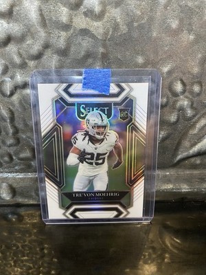 2021 Panini Select Tre'Von Moehrig #290 RC Club Level White Prizm 9/35 - Raiders