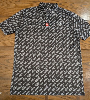 All American Roughneck Polo Shirt Men's 2XL Golf Performance Stretch AAR