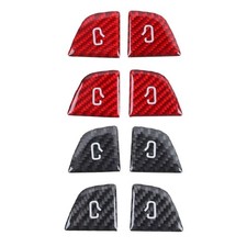 Urban Commute Essential Car Button Shield Carbon Fiber Enhanced Layer Decors