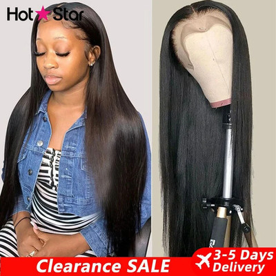 HD Lace Front Straight Human Hair Wig for Women - Brazilian Remy 13X4