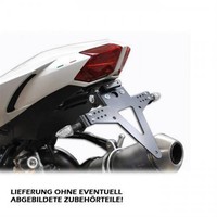 Kennzeichenhalter Ducati Streetfighter 848 1098 S Verstellbar Schwarz Inkl. Refl