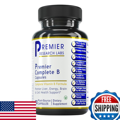 Premier Research Labs Complete B - Vitamin B Complex Supplement for Optimal Heal