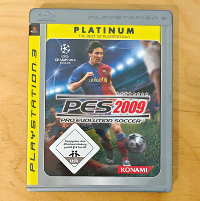 Konami PES 2009 Pro Evolution Soccer Platinum PS3 PAL Fußball