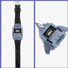 Vintage Watch Military Aircraft Fighter Jet transforming Watch Grey Color