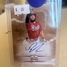 2025 Topps Stadium Club Blake Dunn Auto RC Cincinnati Reds