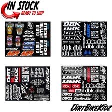 New Dbk Sticker Sheet Ap7 Motocross Offroad - Pick Color New Dbk Sticker Sheet Ap7 Motocross Offroad - Pick Color