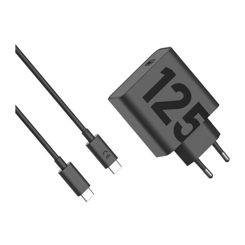 Moto charger 125W MOTOROLA USB-C idéal pour le bureau et le voyage