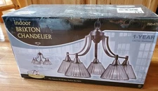 Patriot Lighting Indoor Brixton 5-Light Chandelier 350-4771 New Sealed 