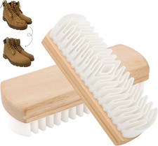 2Pcs Suede Brush for Shoes, Nubuck Brush, Suede Shoe Brush and Eraser, Rubber Sh