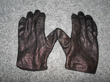 COLE HAAN GENUINE ITALIAN LEATHER WOMENS LARGE LINED DRIVING GLOVES