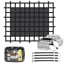 6' 4.75'Cargo Net with Mesh,Basic Waterproof,Breathable,UV Protection,4 Adj