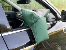 GRAPPLER CAMERA BEAN BAG. A large U shaped bag for telephoto lenses.  Prefilled.