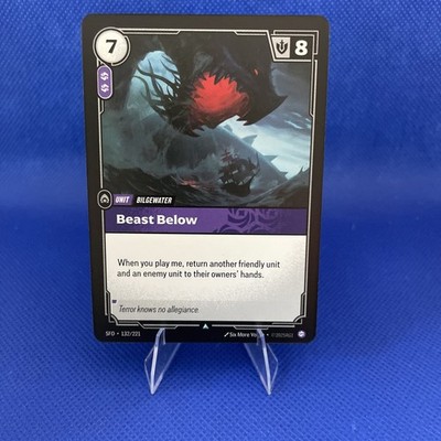 Beast Below - SFD #132/221 Uncommon Normal NM