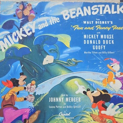 Capitol Mickey and the Beanstalk Record Reader Johnny Mercer DCX-120