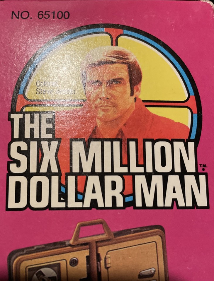 NIB Oscar Goldman with Exploding Briefcase (1977) Six Million Dollar ...