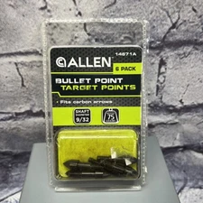 ALLEN 6 PACK 9/32 75 GRAIN BULLET TARGET POINTS