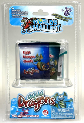 Worlds Smallest AQUA DRAGONS Live Aquatic Pets Tank Hatch Grow Brine Shrimp