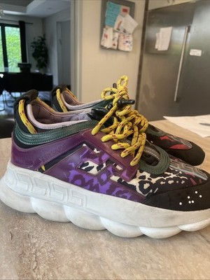 Versace Chain Reaction 2  Sneakers Size 10 Women