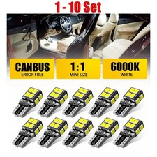 T10 W5w 168 194 Led License Plate Door Map Light Bulb 2835smd 6500k White 10-100 T10 W5w 168 194 Led License Plate Door Map Light Bulb 2835smd 6500k White 10-100