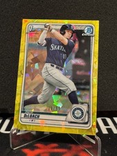 Zach DeLoach 2020 Bowman Chrome Draft Sapphire 1st Yellow /99 #BD-28 🔥🔥