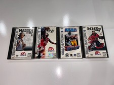4 Sega Saturn Games (Madden NFL 97, NBA Live 98, NFL 97, NHL Hockey 97) Lot 56