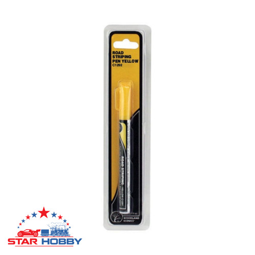 Bolígrafo Woodland Scenics 1292 C1292 Road Striping - Amarillo NUEVO | Zustand: New