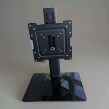 BONTEC Universal Swivel TV Stand for 17-43 inch Screens, Height Adjustable Table