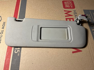 11-17 BMW F25 X3 Front Right Passenger Side Sun Visor Sunvisor Shade Gray OEM