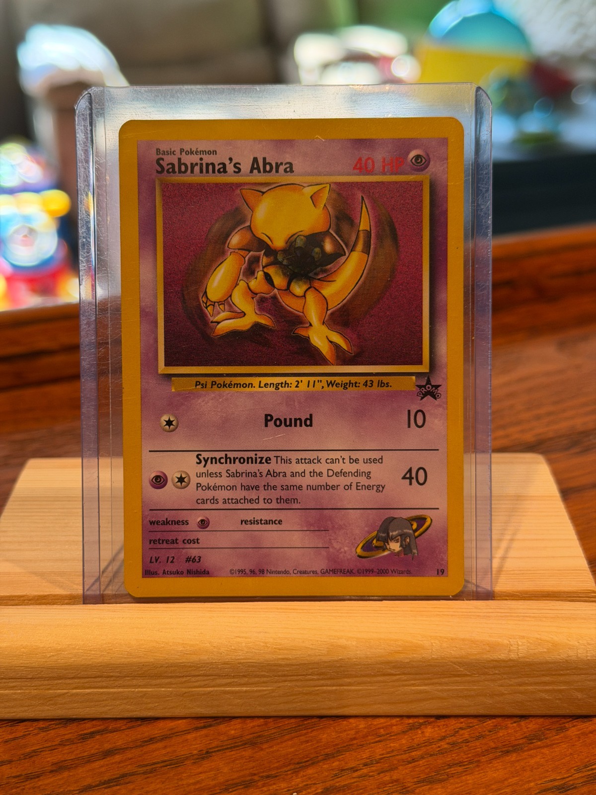 Sabrina's Abra 🪄 #19 WoTC 2000 Pokemon Promo