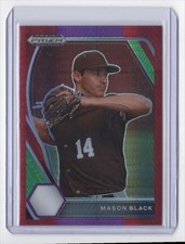2021 Panini Prizm Draft Picks Red Purple Hyper * Mason Black #85