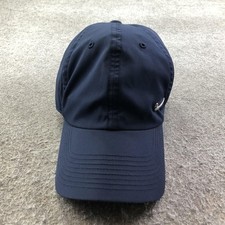 Nike Hat Cap Strap Back Mens One Size Blue Heritage86 Swoosh Dad Baseball